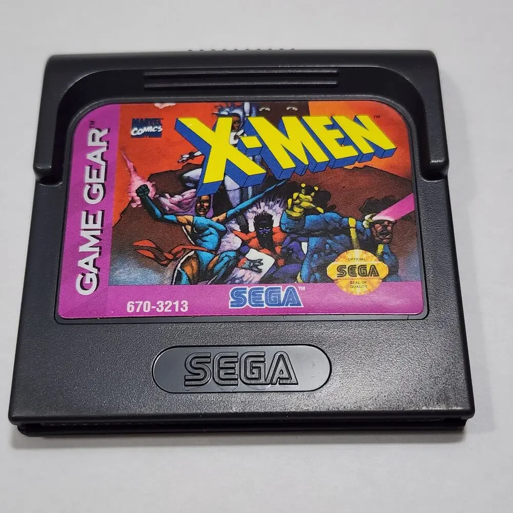 X-Men Video Game 1994 Sega Game Gear with Manual in Storage Case Untested